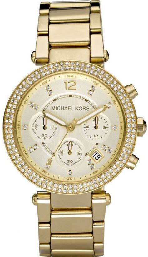 michael kors hodinky zlate